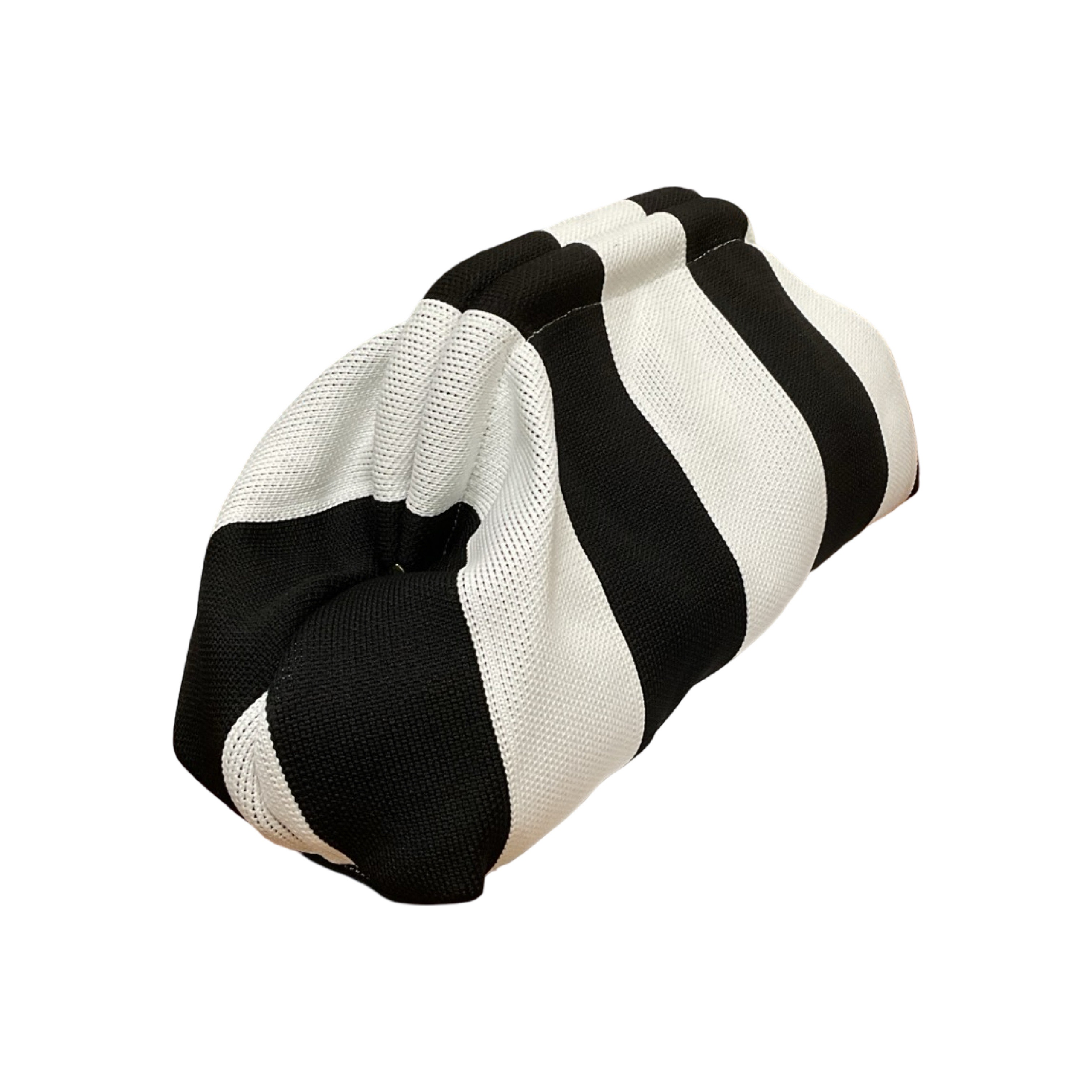 Pochette a righe : Nero