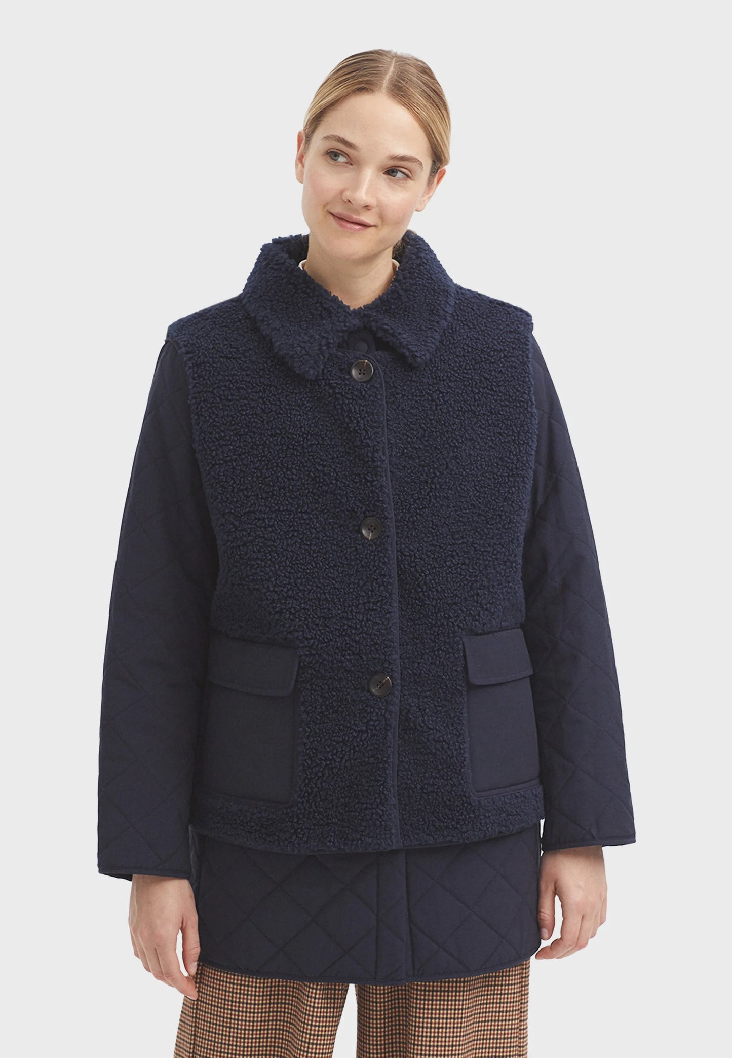 Winter coat - navy blue