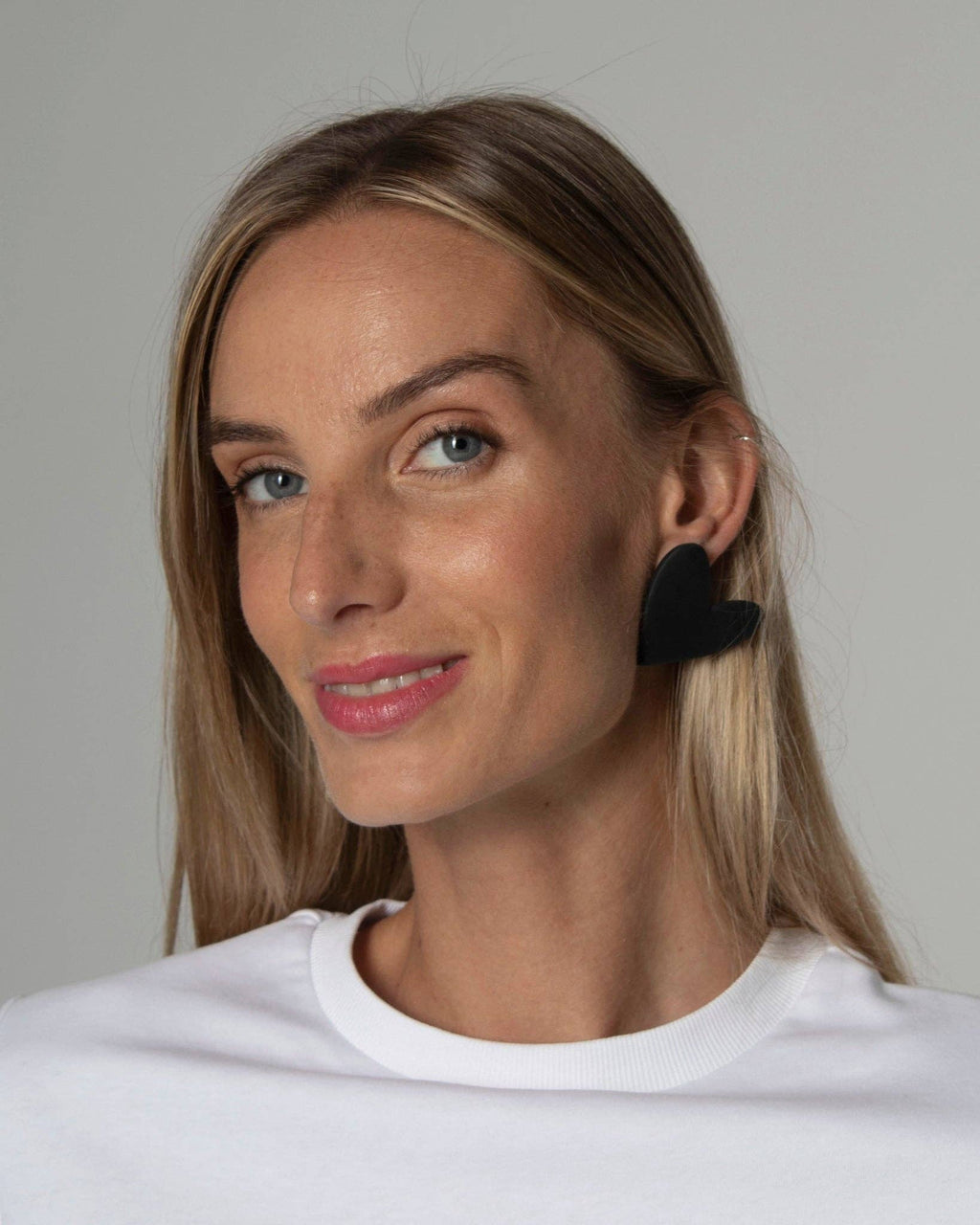 Orecchini Heart Black