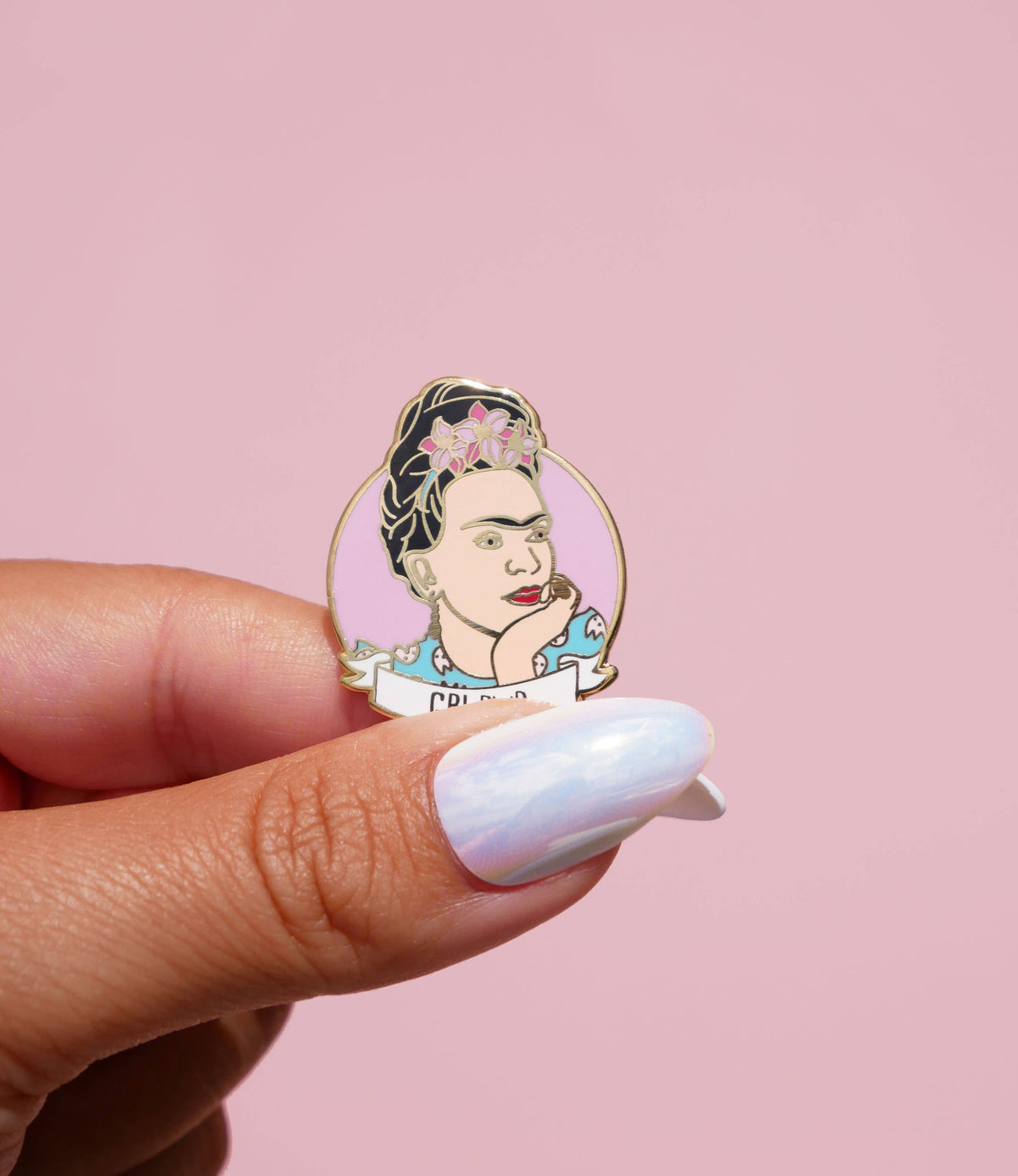 Spilla Frida Kahlo in smalto