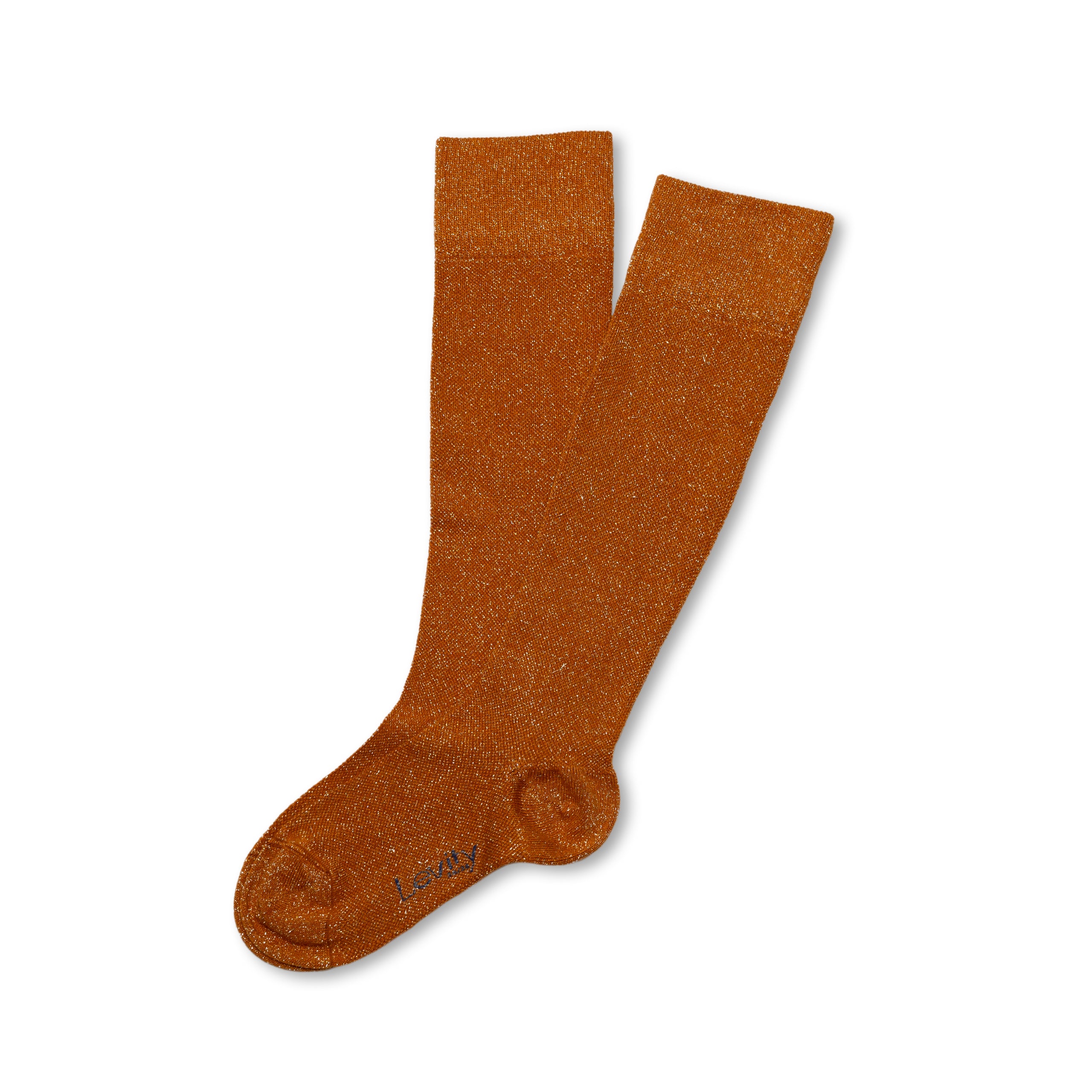 Anne Sophie - Chaussettes énergisantes Lévity brillantes - Terracotta