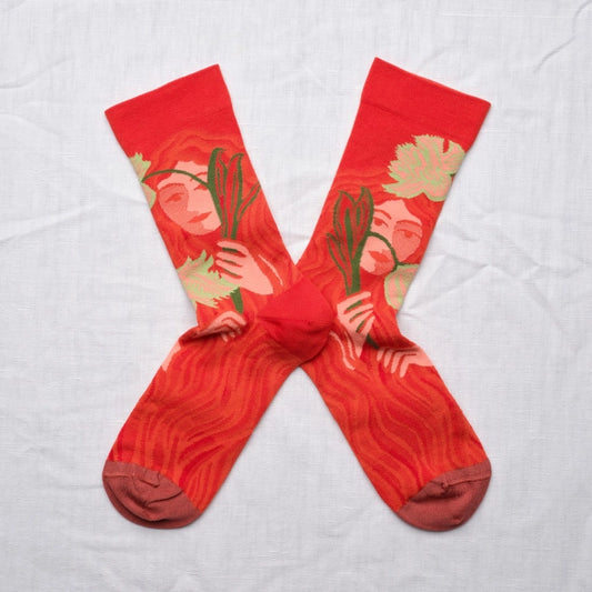 Red Face Socks CU4-01