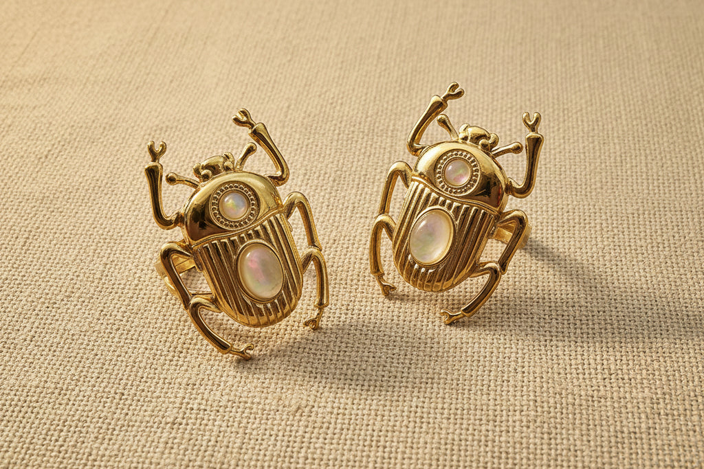 Anello " Lo Scarabeo sacro "