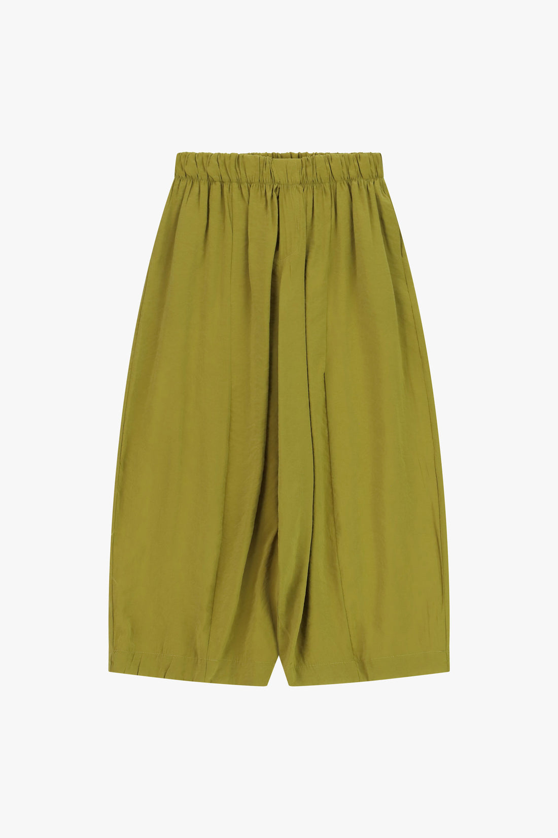 Pantaloni palazzo cropped vita elasticizza OLIO