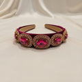 Cerchietto scintillante color magenta