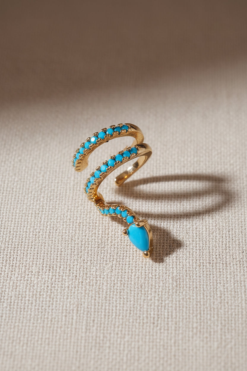 Ear cuff " esmeralda "