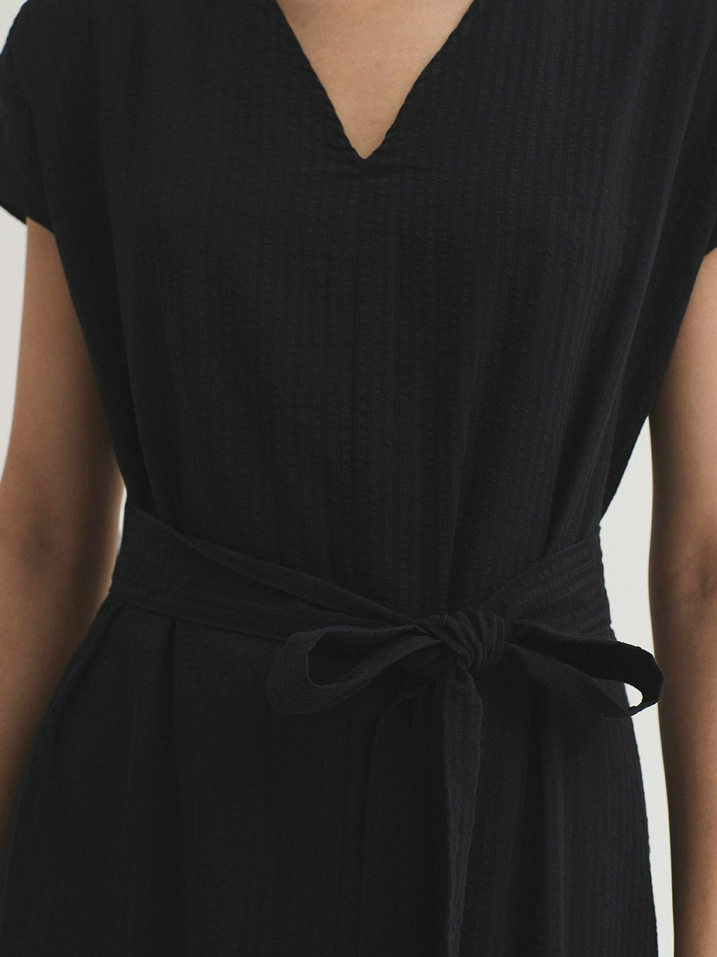 Abito seersucker e tencel