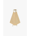 Top schiena scoperta beige
