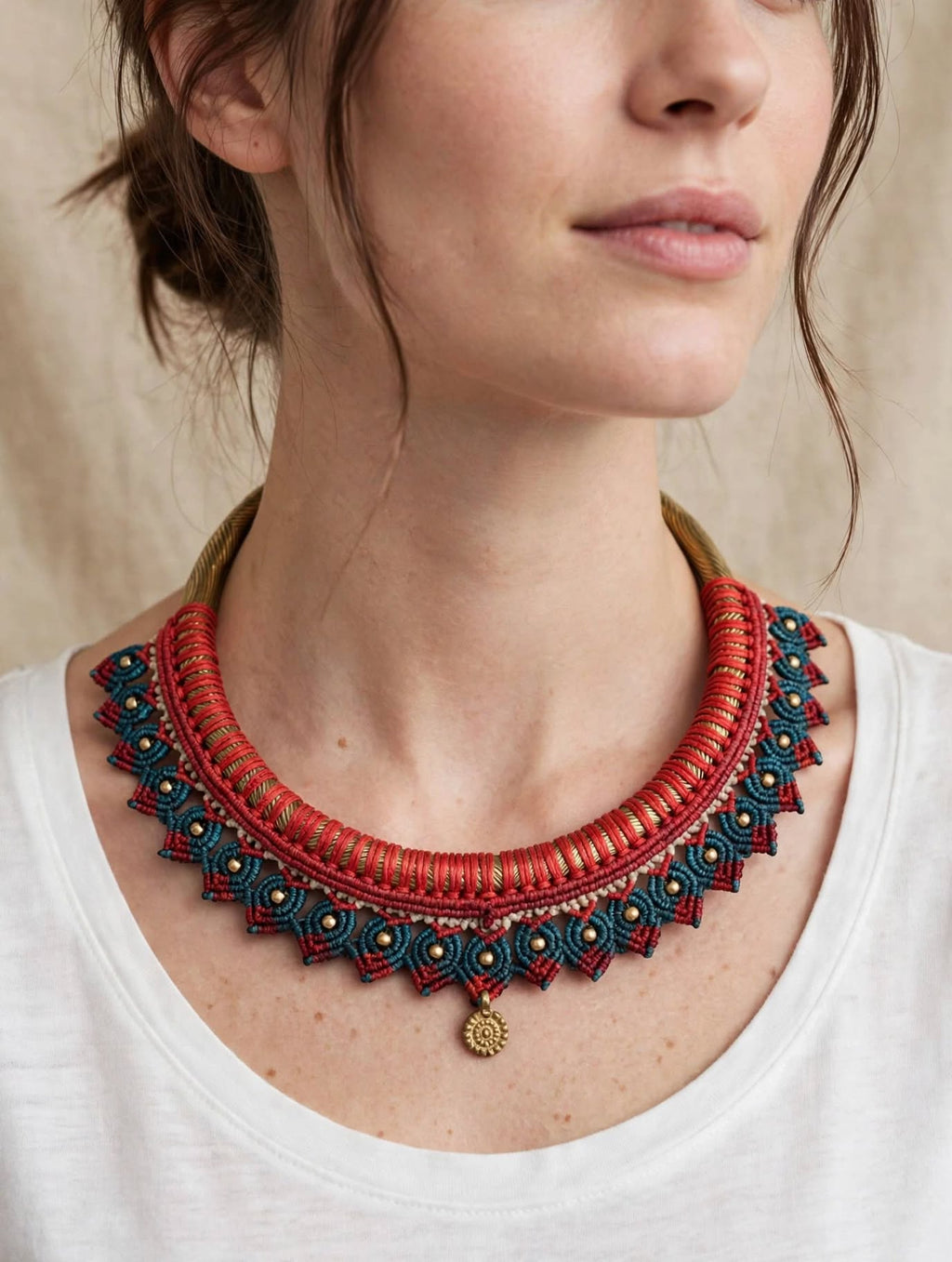 AGNI - Collana Torque Artigianale