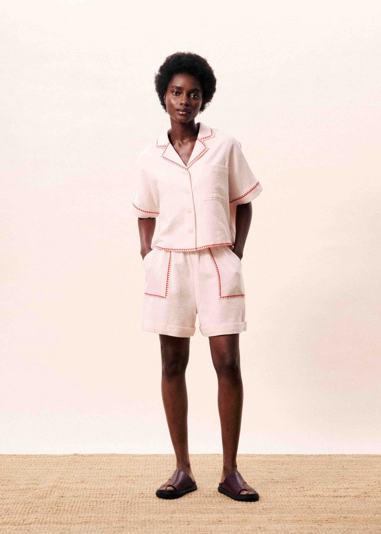 Short CELIA rose pale