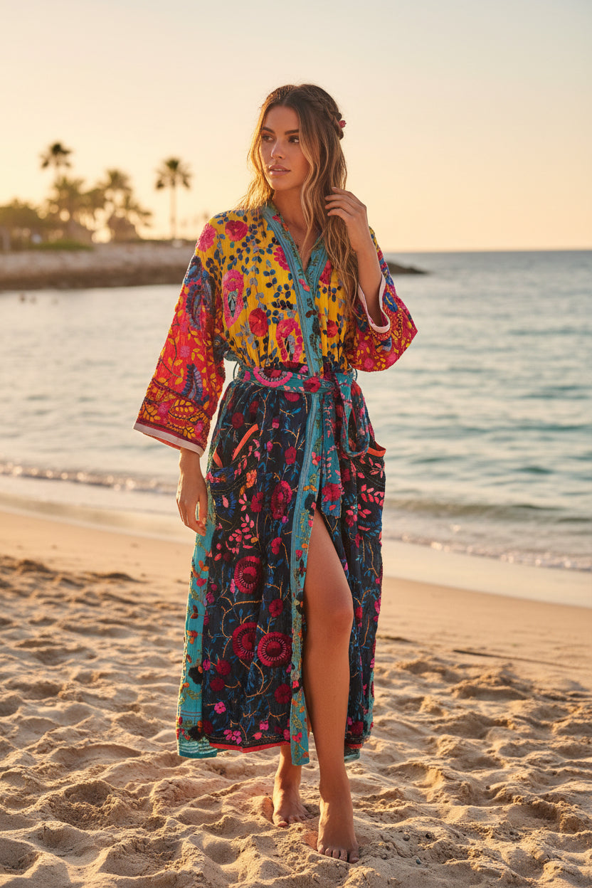 Kimono floreale