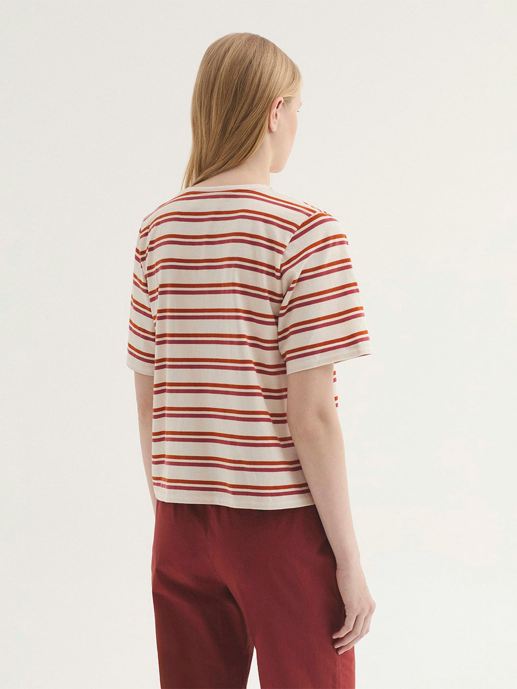 T-shirt doppia riga