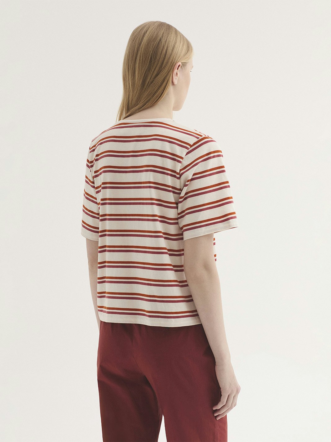 T-shirt doppia riga