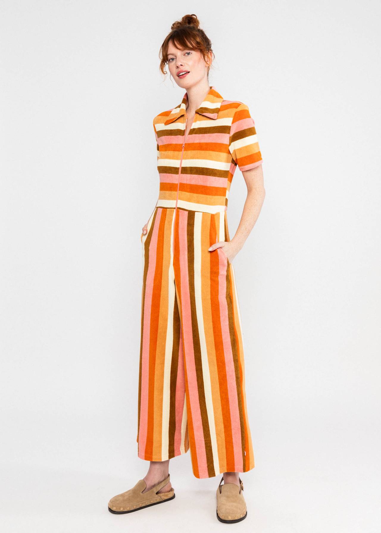 '70 Stripe Jumpsuit