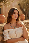 Collana afgana con pietre naturali