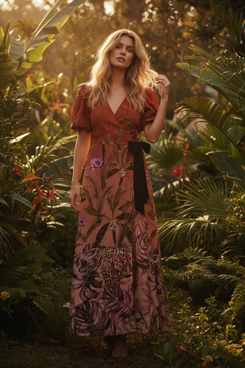 Jingle jungle Brown dress
