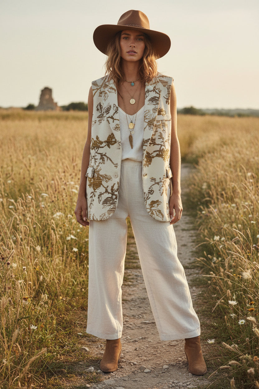 Gilet Ricami