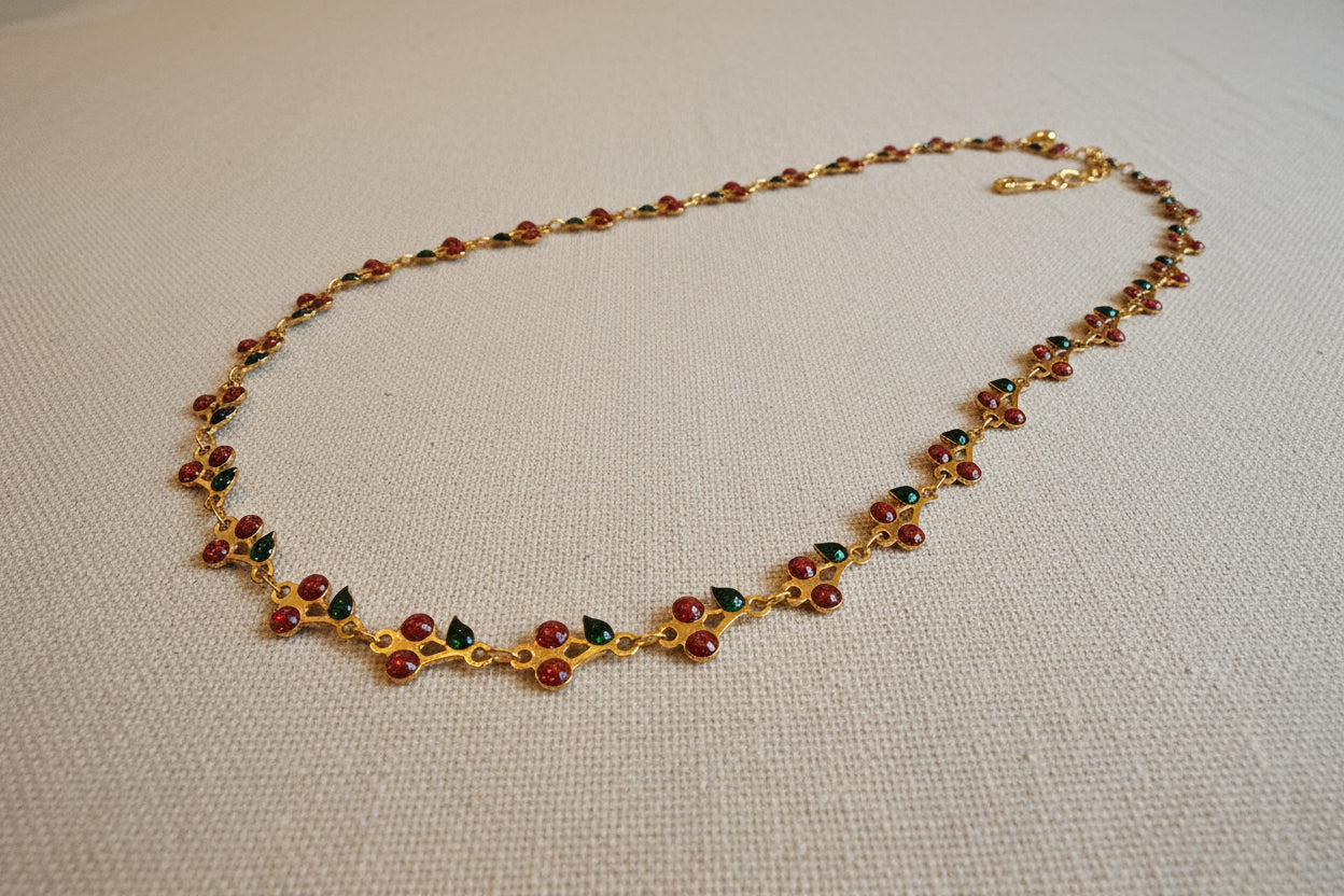 "Little cherries "necklace 🍒