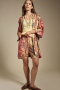 Shorts regular-fit con fantasia paisley stampa vivace
