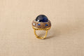 Anello "Olmo"  pietra Blu