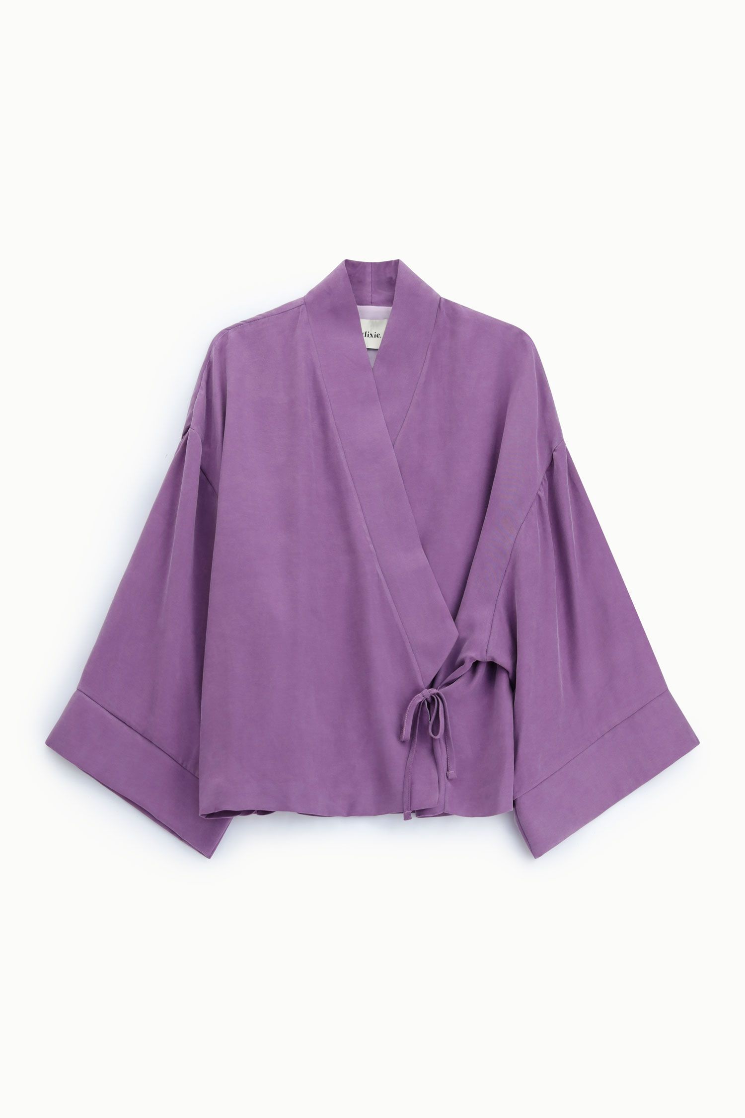 Blazer kimono fit morbido con cintura laterale