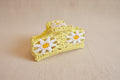 "Camilla" 🌼 macramé hair clip