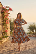 Abito chemisier florale