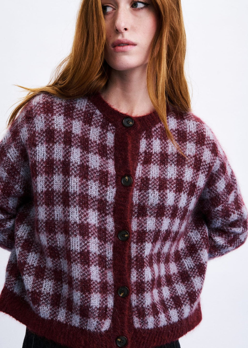 Cardigan AOMORI Bordeaux
