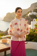 Camicia fantasia palme