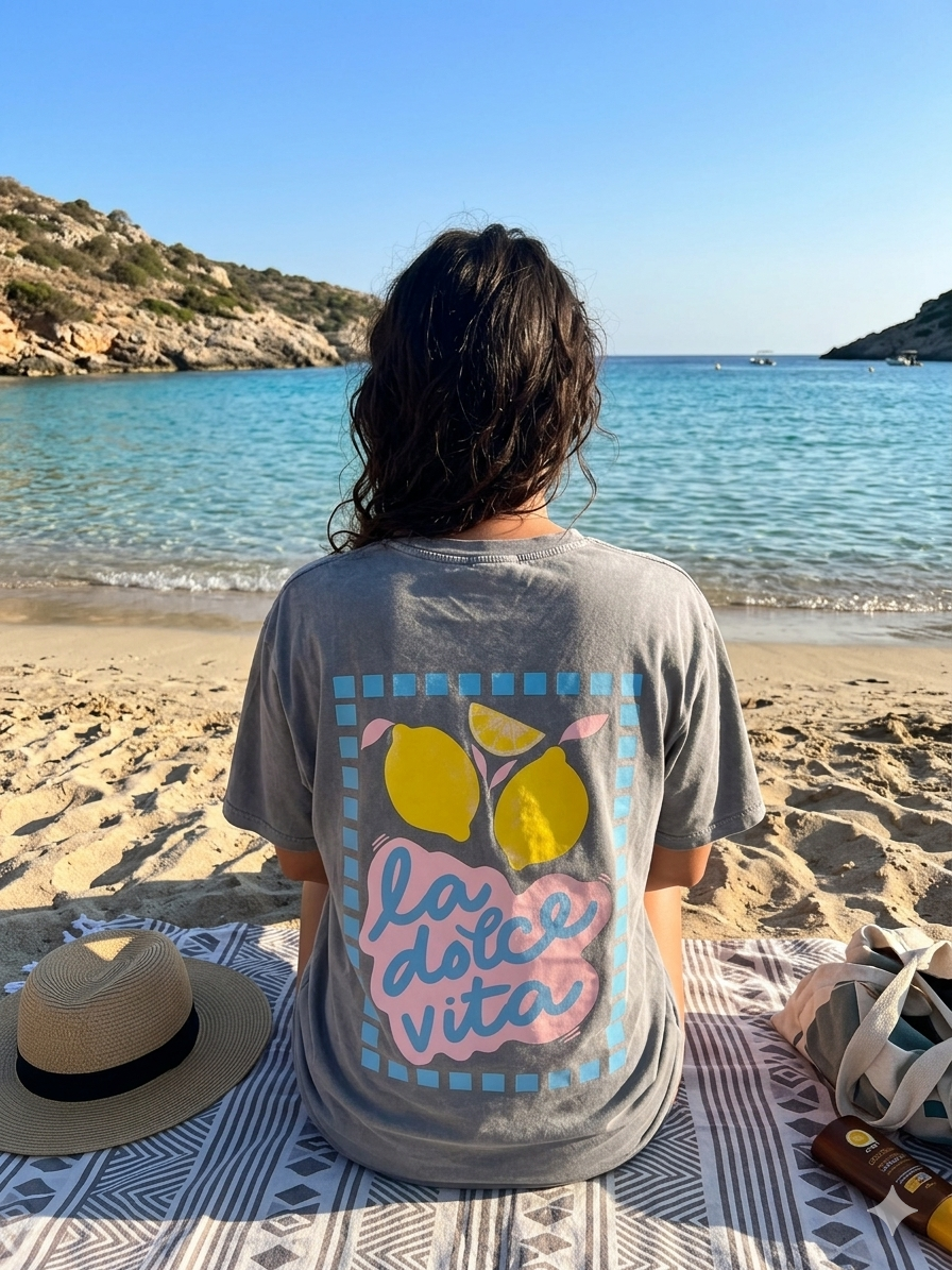 Tee " la dolcevita " 🍋
