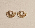 SUNRISE FAN HOOPS - OTTONE DORATO