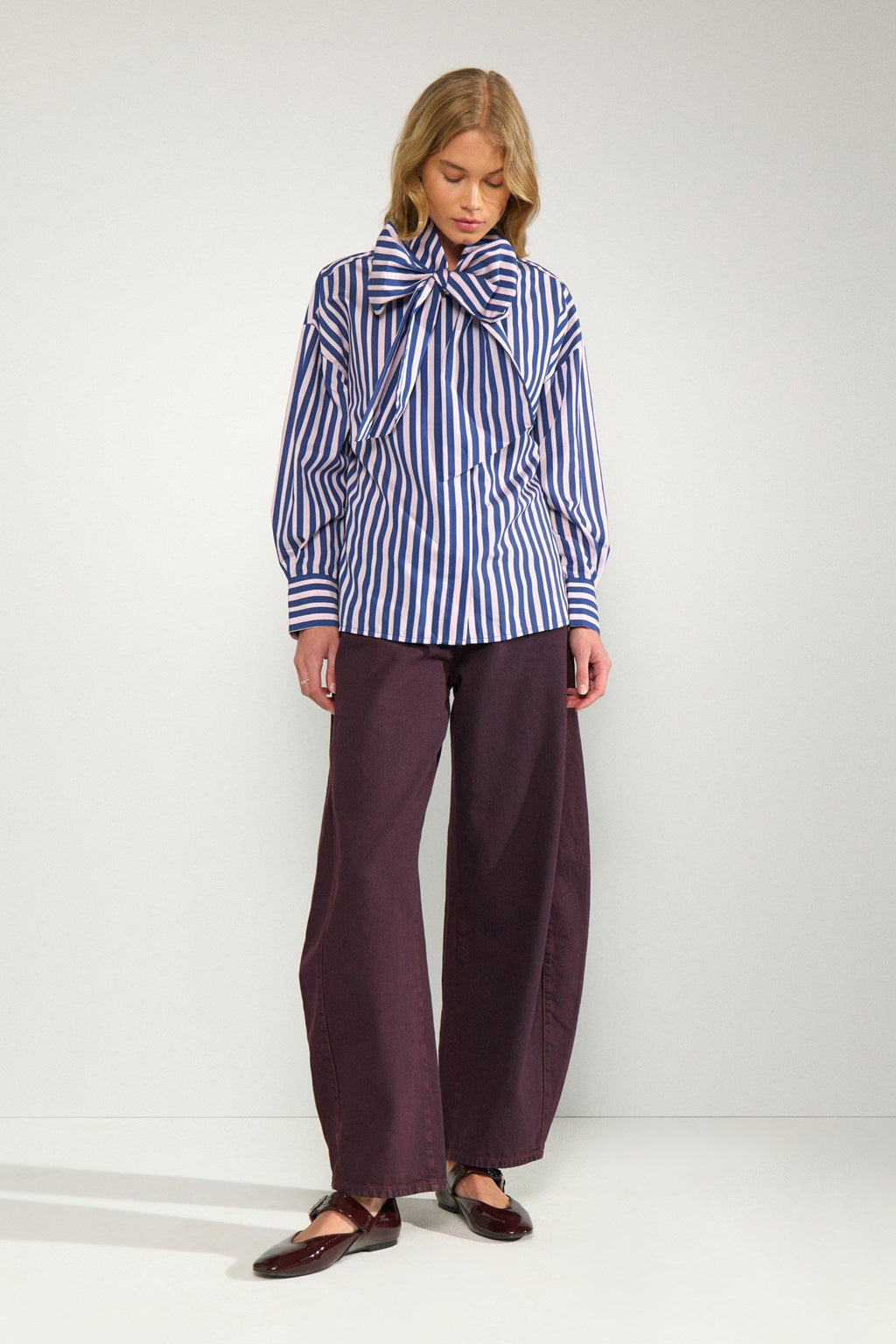 COLETTA BOW SHIRT