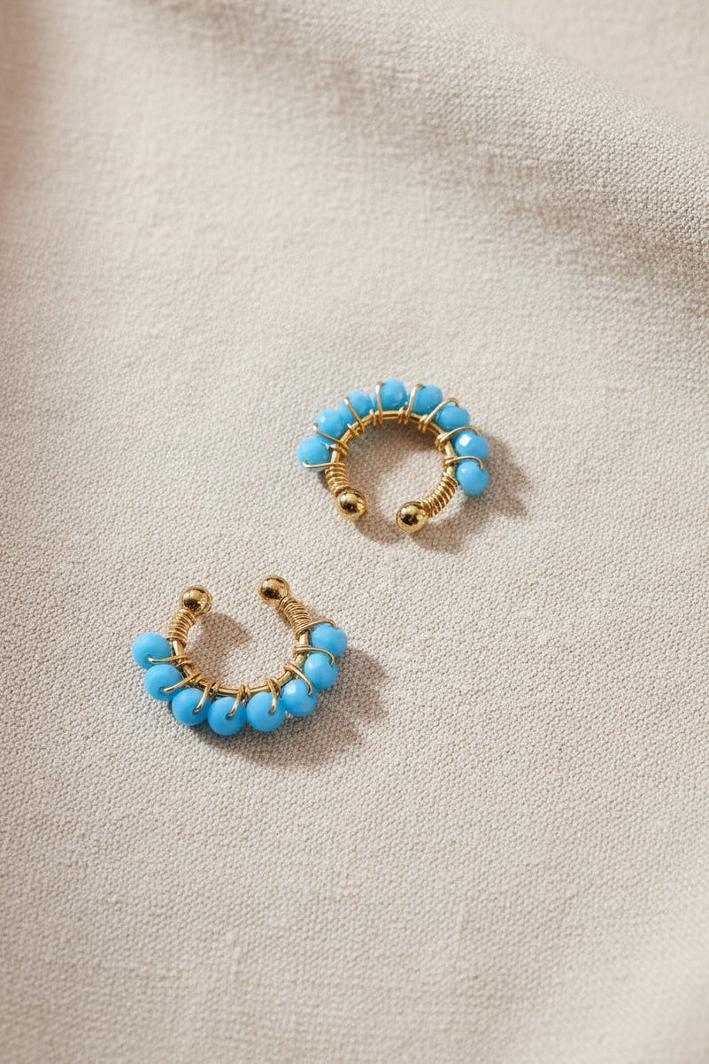 Ear cuff " Azure "