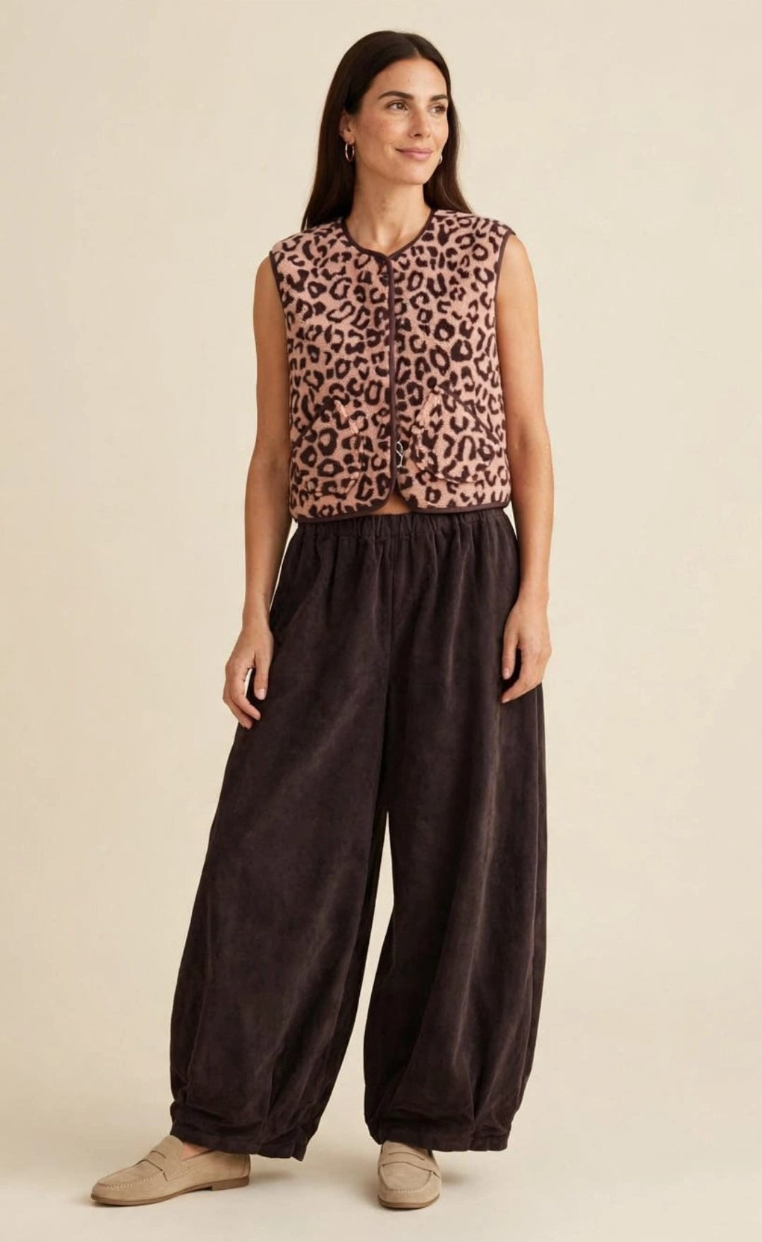 Pantalone Balloon in Velluto - Taglia Unica - Baloon Fit