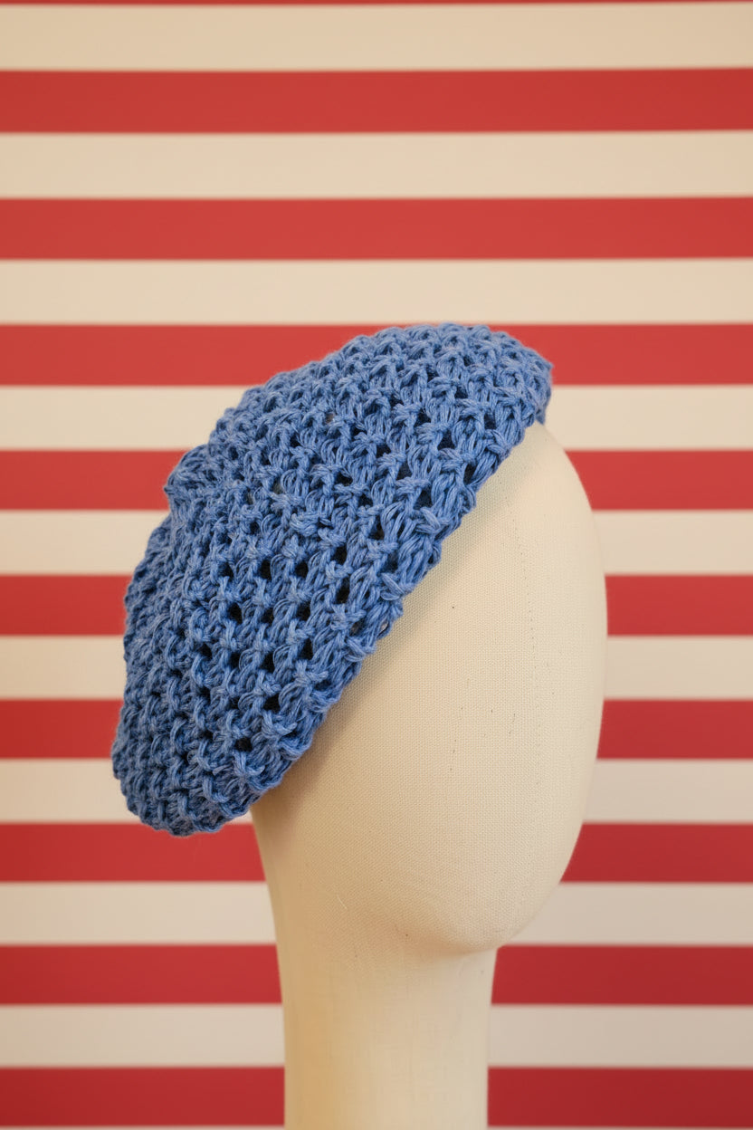 Baschetto in carta color blue