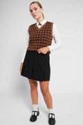 Gilet in maglia Poodles Jacquard