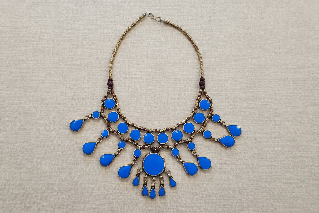 Collana afgana ACQUA