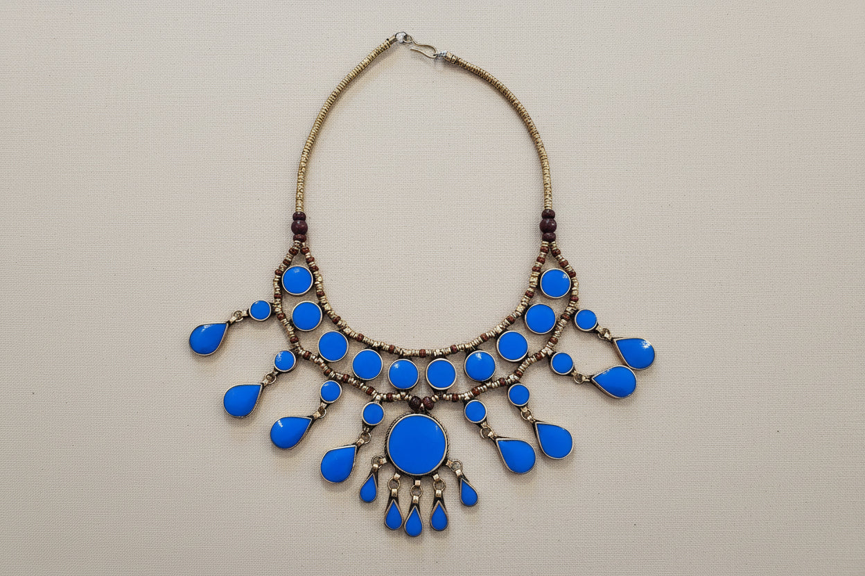 Collana afgana ACQUA