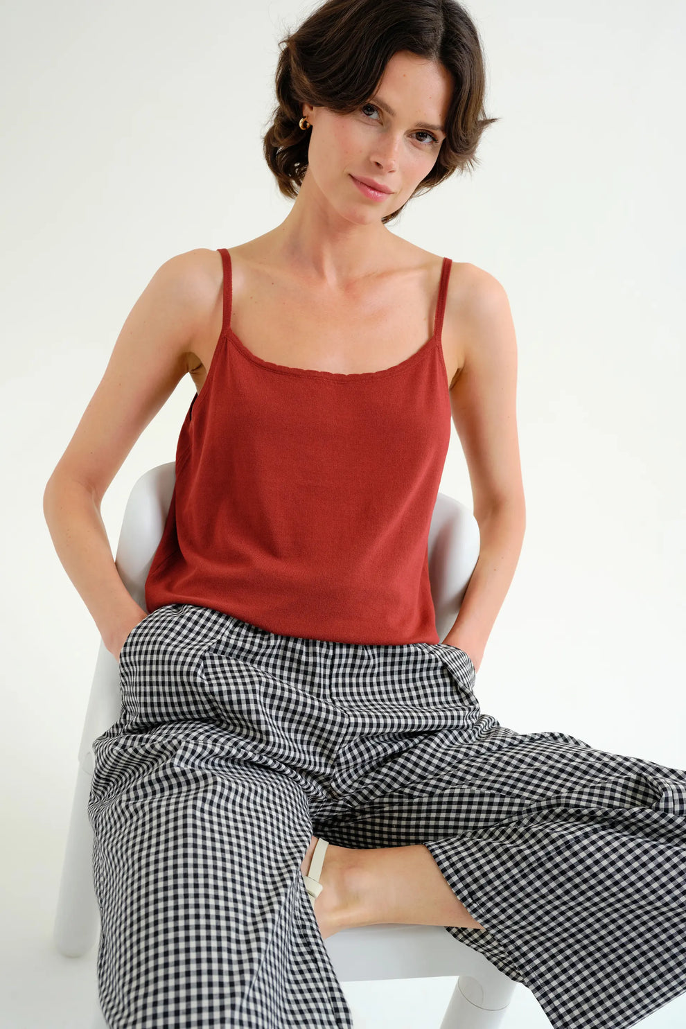 Canotta Marrone Basic