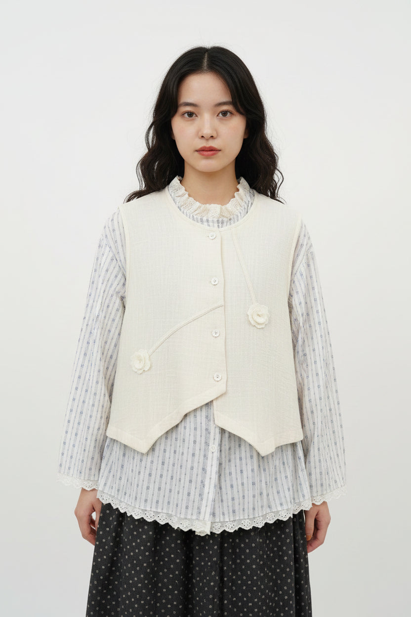 " Le fleur " gilet
