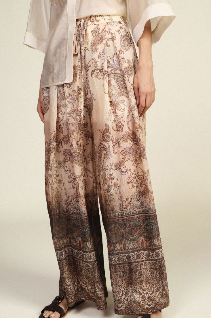 Pantaloni palazzo fantasia  pasley