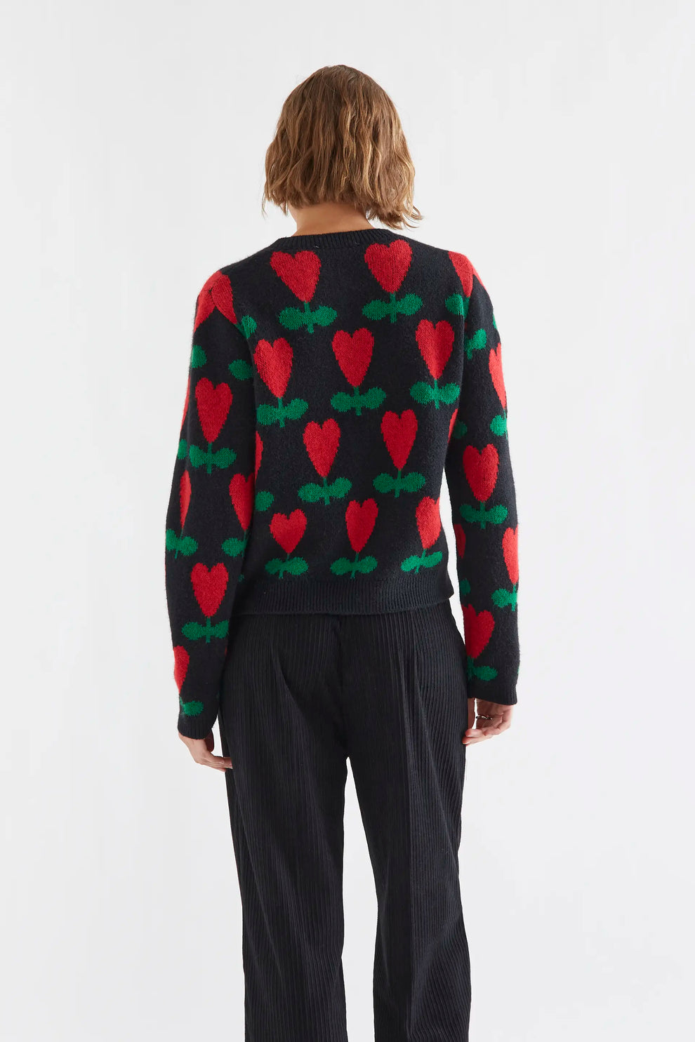 Cardigan con Stampa Ciclamino