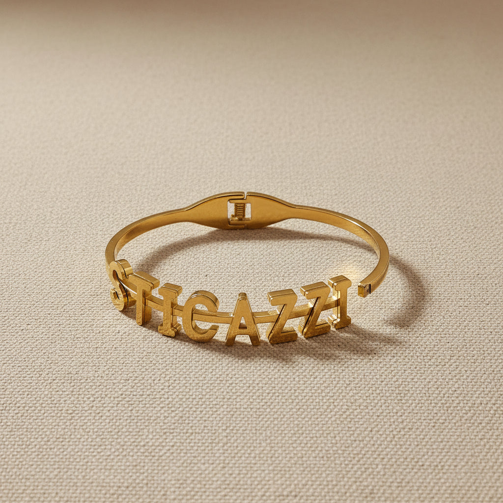 Bracciale rigido " Sticazzi "