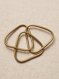 Tria - Bracciale 3 in 1 Triangolare - Ottone - 7x7cm