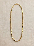 CUBETTI D'ORO - Collana Girocollo 45cm | Catena Cubi Sfaccettati Oro