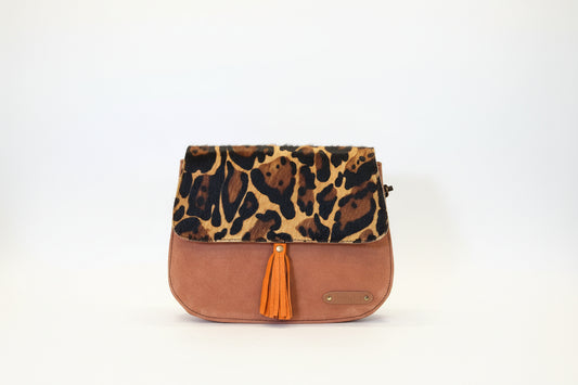 Borsa animalier nappina arancio