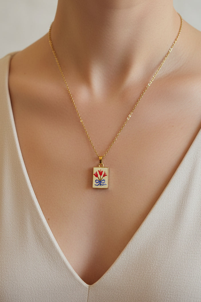 Collana " Les fleurs du jardin"