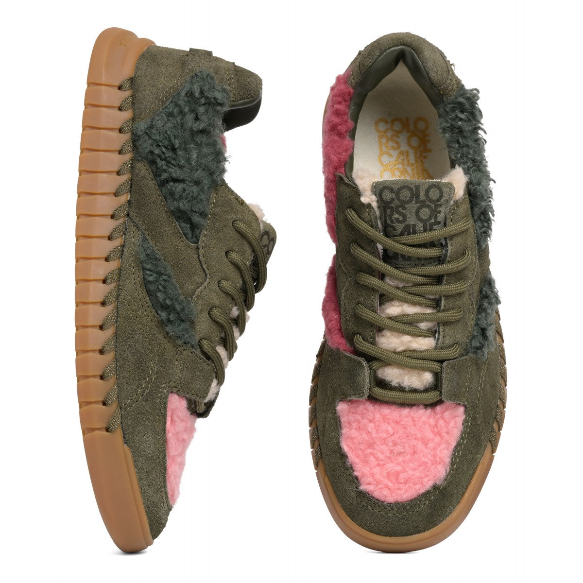 TAHOE SNEAKER IN PELLE CON PELO TEDDY