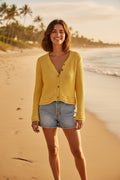 Cardigan uncinetto traforato