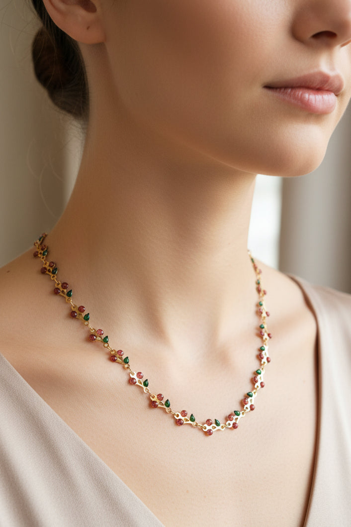 "Little cherries "necklace 🍒